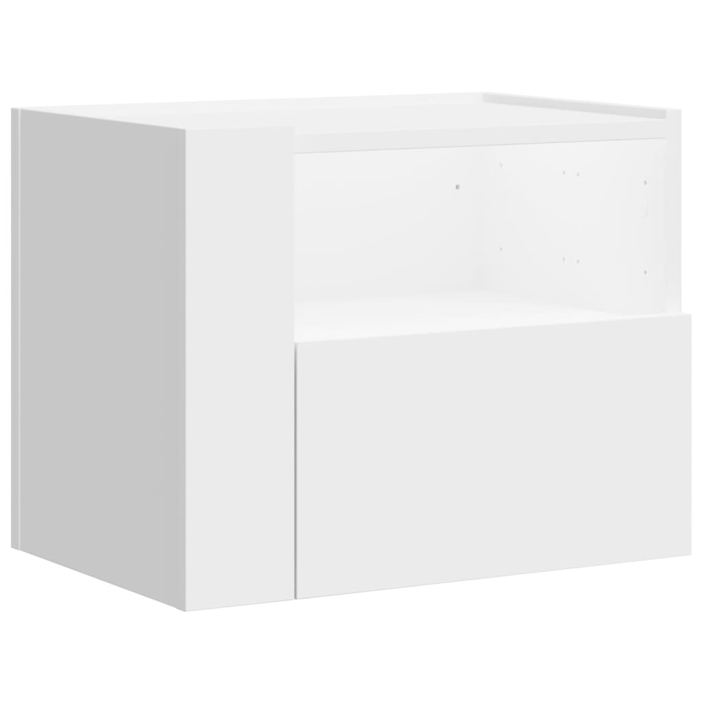 Wall-mounted Bedside Cabinet White 45x30x35 cm