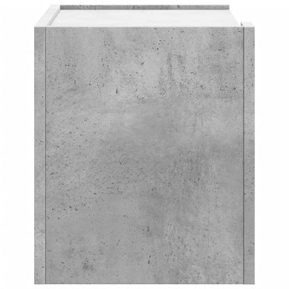 Wall-mounted Bedside Cabinets 2 pcs Concrete Grey 45x30x35 cm