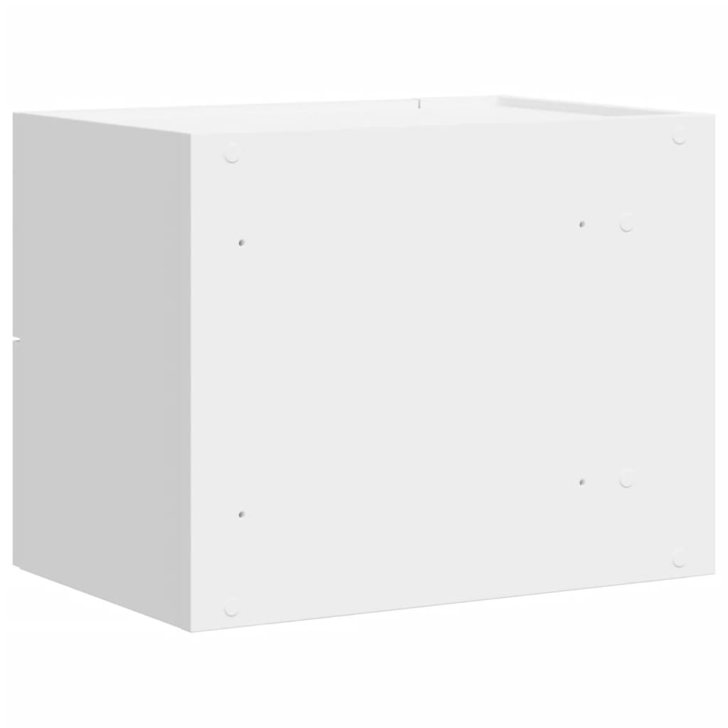 Wall-mounted Bedside Cabinet White 45x30x35 cm