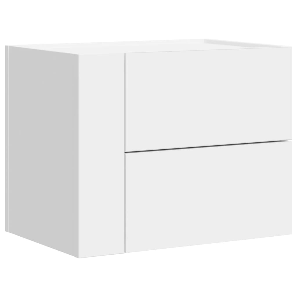 Wall-mounted Bedside Cabinets 2 pcs White 45x30x35 cm