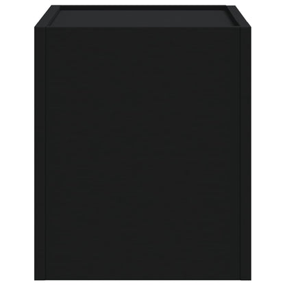 Wall-mounted Bedside Cabinets 2 pcs Black 45x30x35 cm