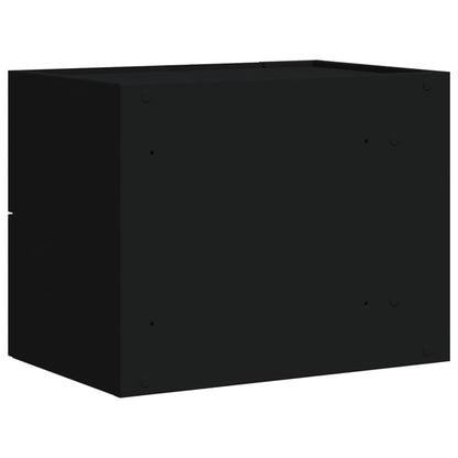 Wall-mounted Bedside Cabinets 2 pcs Black 45x30x35 cm