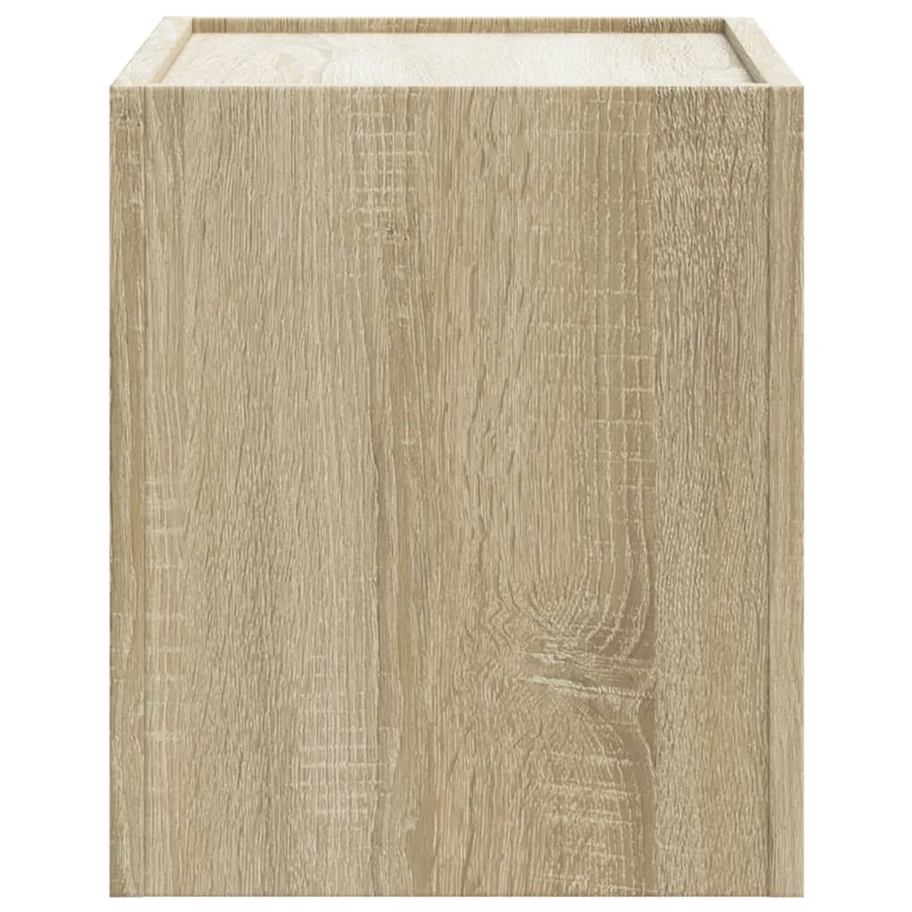 Wall-mounted Bedside Cabinet Sonoma Oak 45x30x35 cm