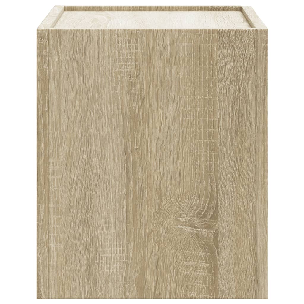 Wall-mounted Bedside Cabinets 2 pcs Sonoma Oak 45x30x35 cm