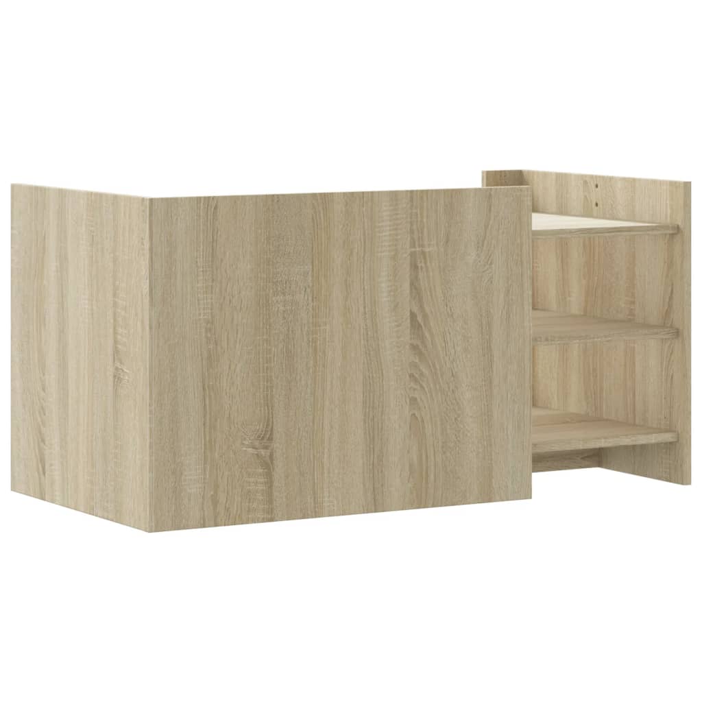 Coffee Table Sonoma Oak 100x50x50 cm Engineered Wood