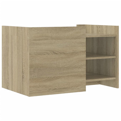 Coffee Table Sonoma Oak 80x50x50 cm Engineered Wood