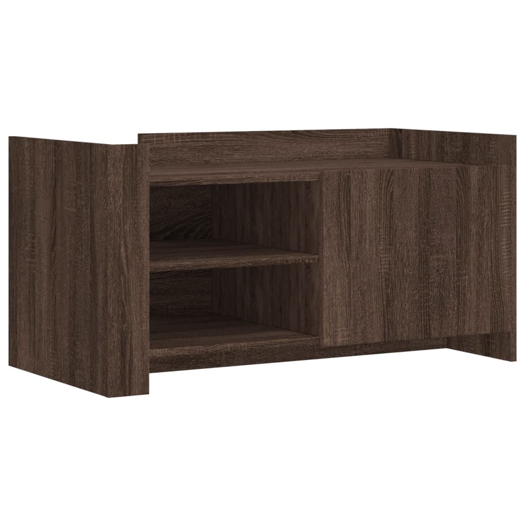 Coffee Table Brown oak 100x50x50 cm Engineered Wood