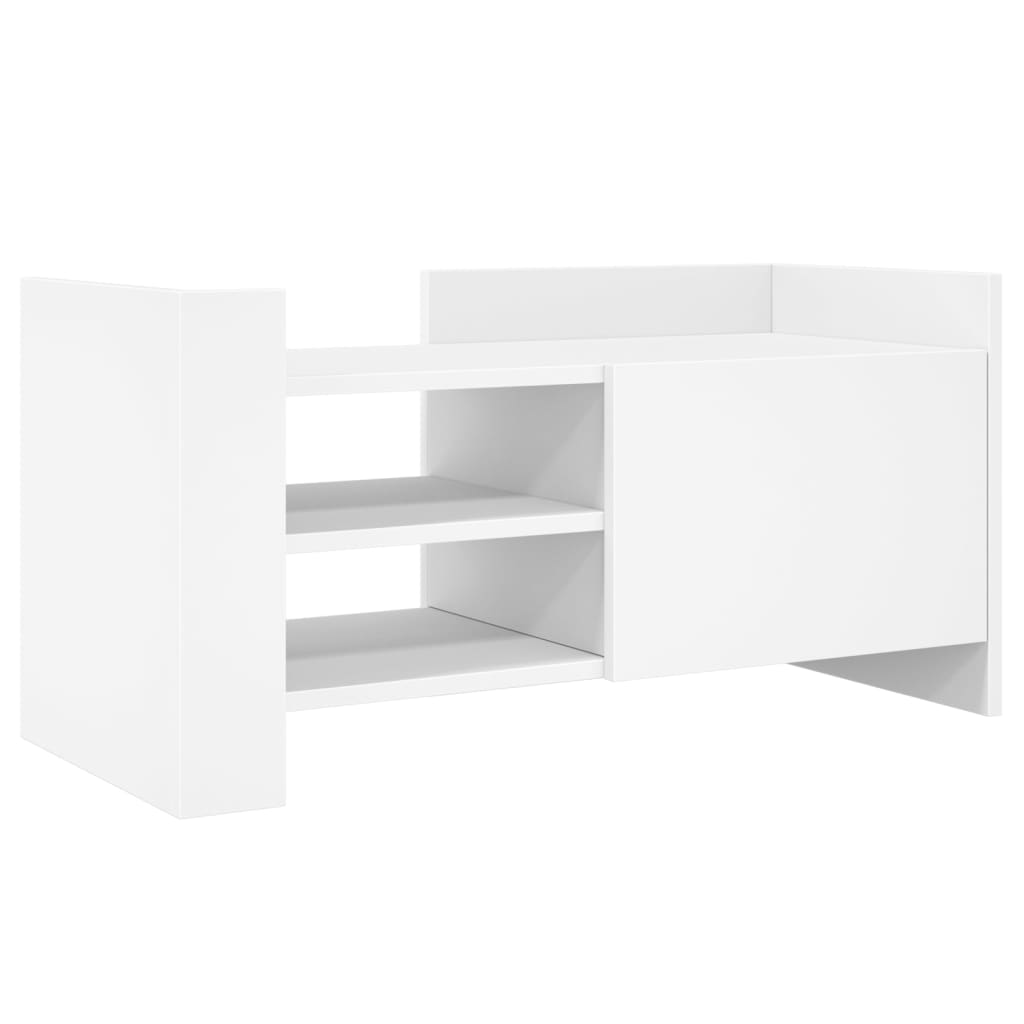 TV Cabinet White 80x35x40 cm Engineered Wood