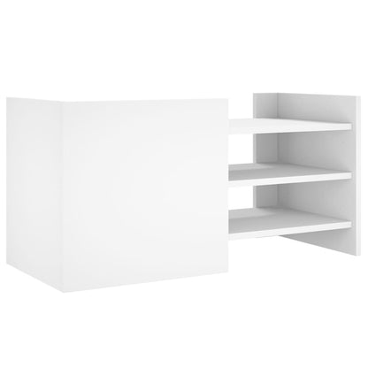 TV Cabinet White 80x35x40 cm Engineered Wood