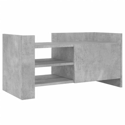 TV Cabinet Concrete Grey 80x35x40 cm Engineered Wood