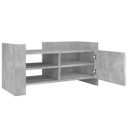 TV Cabinet Concrete Grey 80x35x40 cm Engineered Wood