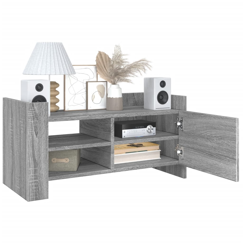 TV Cabinet Grey Sonoma 80x35x40 cm Engineered Wood