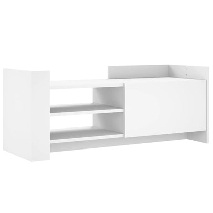 TV Cabinet White 100x35x40 cm Engineered Wood