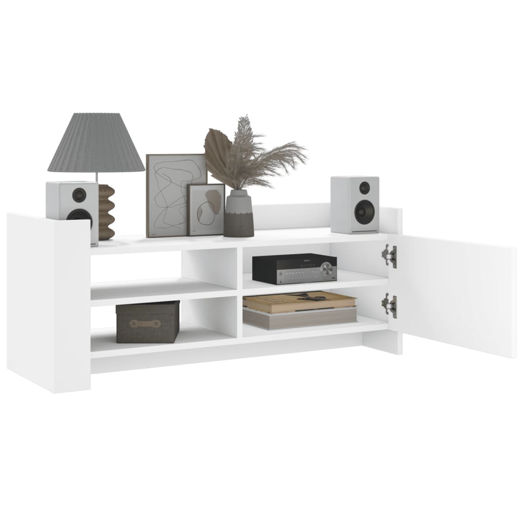 TV Cabinet White 100x35x40 cm Engineered Wood