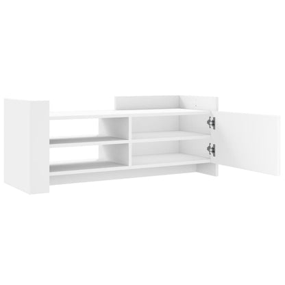 TV Cabinet White 100x35x40 cm Engineered Wood