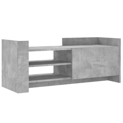 TV Cabinet Concrete Grey 100x35x40 cm Engineered Wood