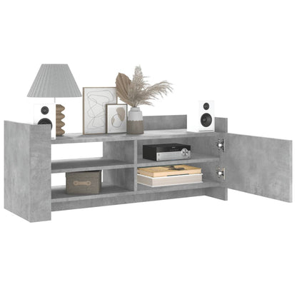 TV Cabinet Concrete Grey 100x35x40 cm Engineered Wood