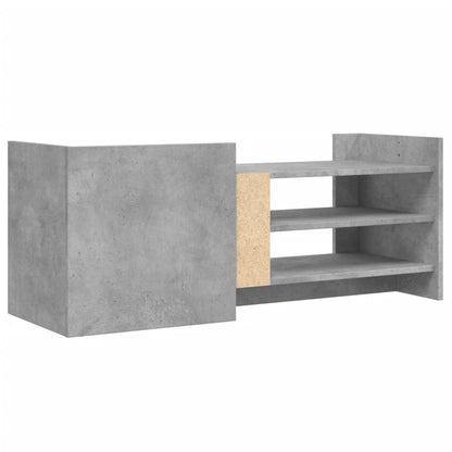 TV Cabinet Concrete Grey 100x35x40 cm Engineered Wood