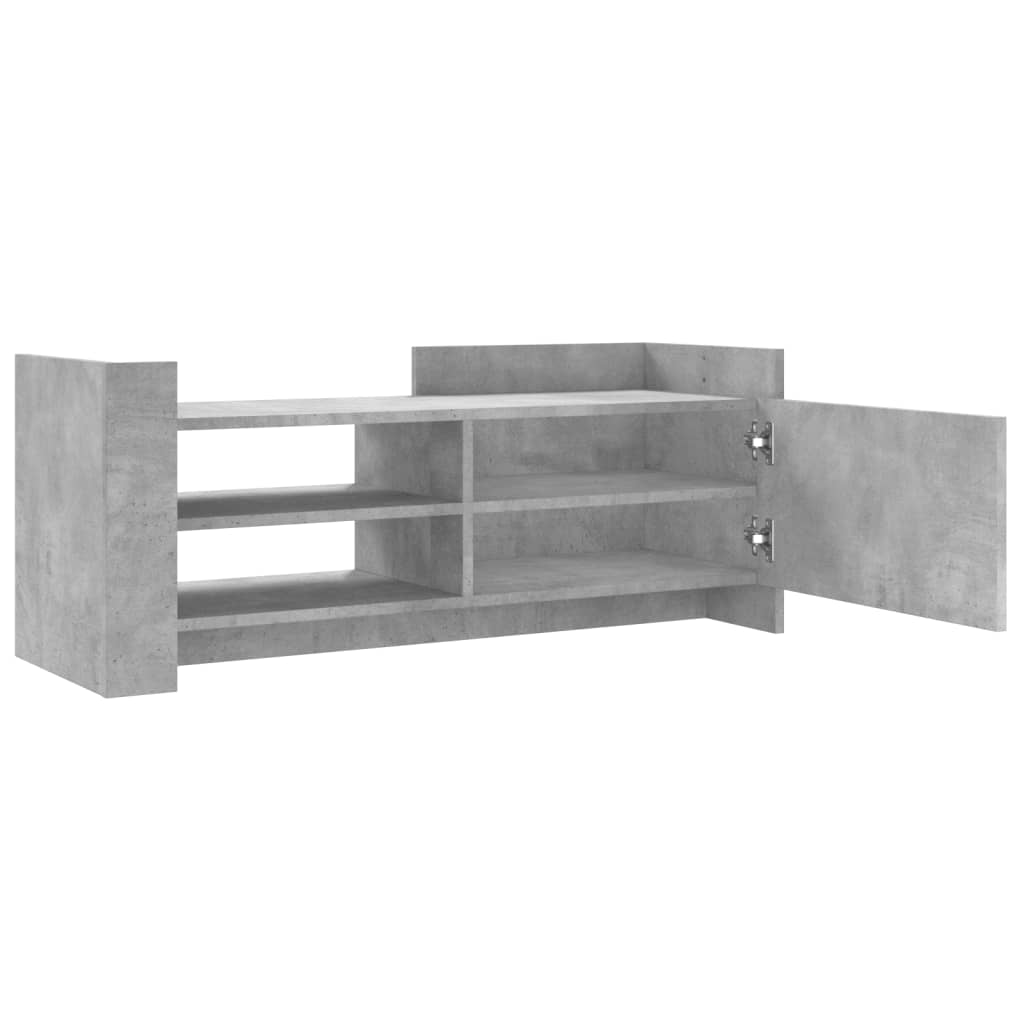 TV Cabinet Concrete Grey 100x35x40 cm Engineered Wood