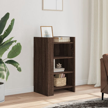 Sideboard Brown Oak 45x35x75 cm Engineered Wood