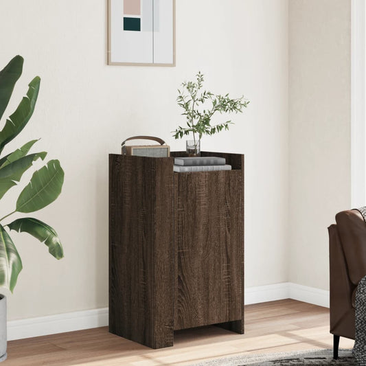 Sideboard Brown Oak 45x35x75 cm Engineered Wood