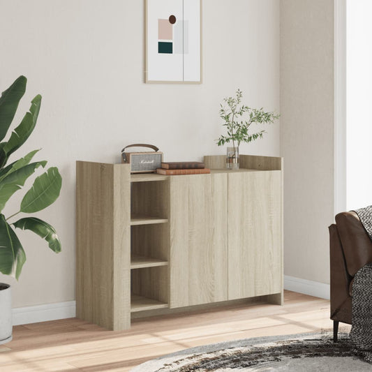 Sideboard Sonoma Oak 100x35x75 cm Engineered Wood