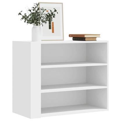 Wall Cabinet White 75x35x60 cm Engineered Wood