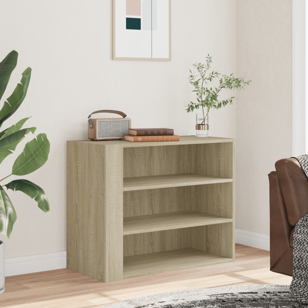 Wall Cabinet Sonoma Oak 75x35x60 cm Engineered Wood