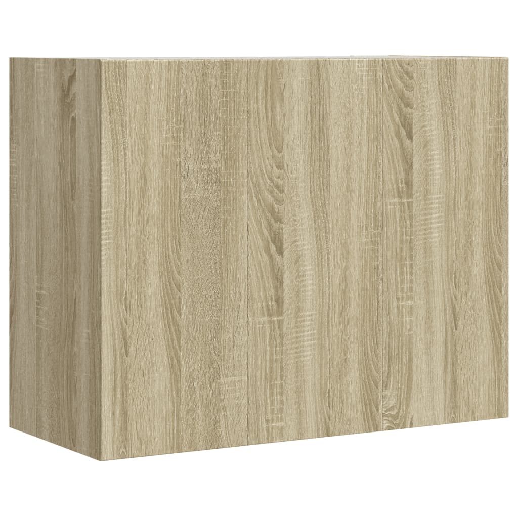 Wall Cabinet Sonoma Oak 75x35x60 cm Engineered Wood