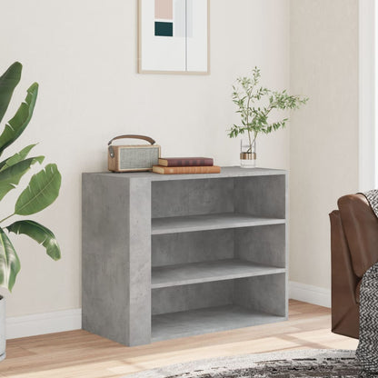 Wall Cabinet Concrete Grey 75x35x60 cm Engineered Wood