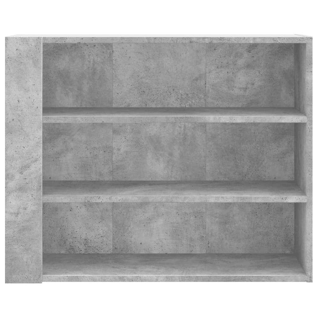 Wall Cabinet Concrete Grey 75x35x60 cm Engineered Wood