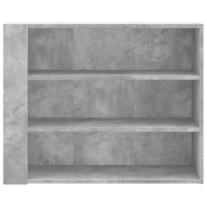 Wall Cabinet Concrete Grey 75x35x60 cm Engineered Wood