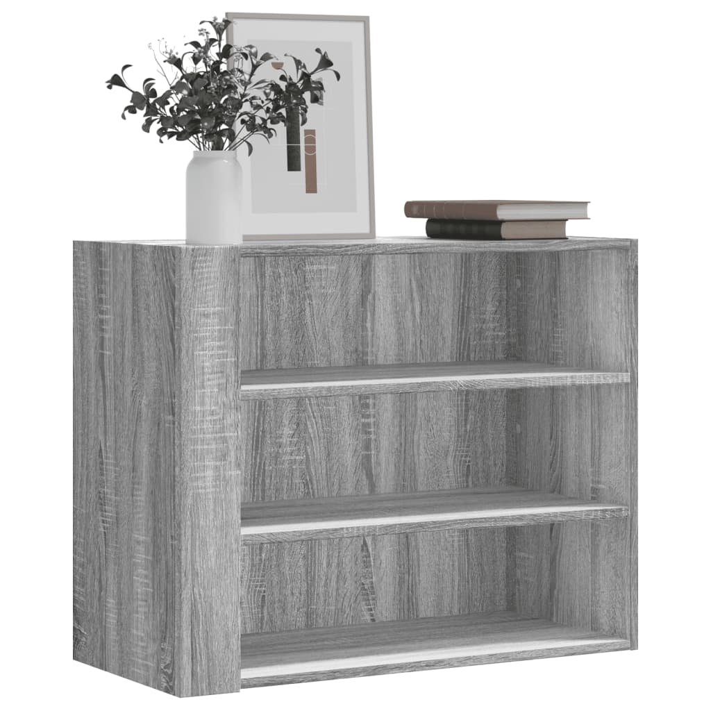 Wall Cabinet Grey Sonoma 75x35x60 cm Engineered Wood