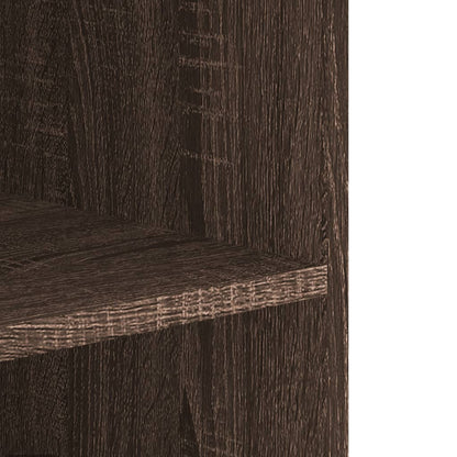 Wall Cabinet Brown Oak 75x35x60 cm Engineered Wood