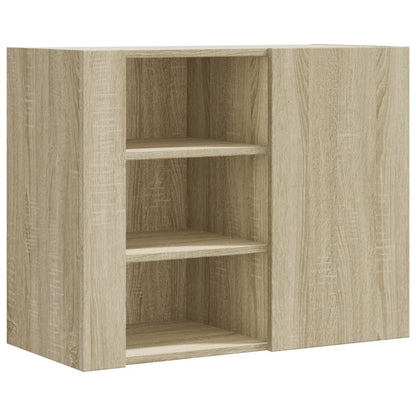 Wall Cabinet Sonoma Oak 75x35x60 cm Engineered Wood