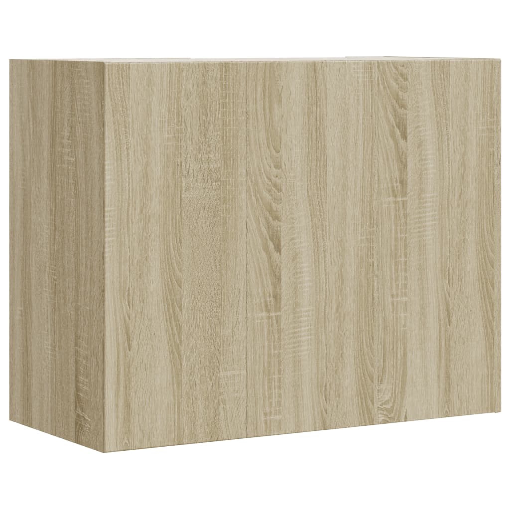 Wall Cabinet Sonoma Oak 75x35x60 cm Engineered Wood