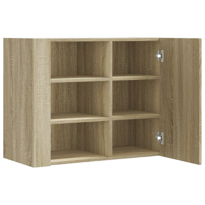 Wall Cabinet Sonoma Oak 75x35x60 cm Engineered Wood