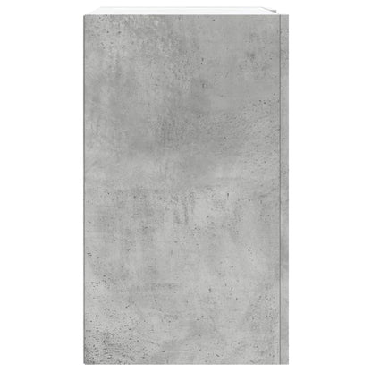 Wall Cabinet Concrete Grey 75x35x60 cm Engineered Wood