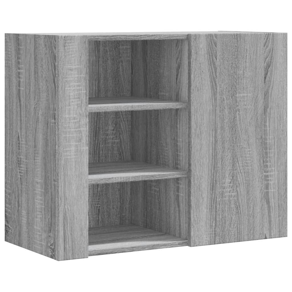 Wall Cabinet Grey Sonoma 75x35x60 cm Engineered Wood