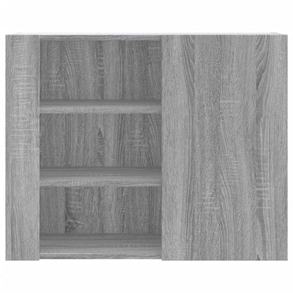 Wall Cabinet Grey Sonoma 75x35x60 cm Engineered Wood