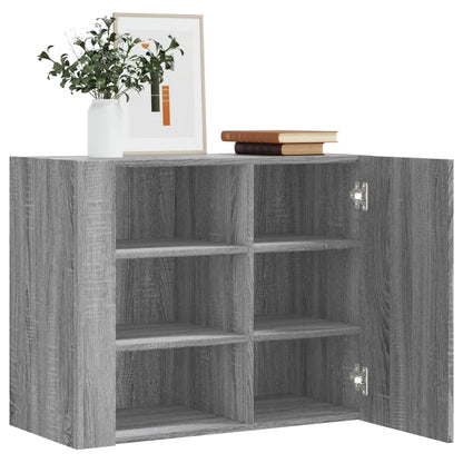 Wall Cabinet Grey Sonoma 75x35x60 cm Engineered Wood