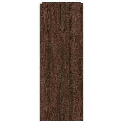 Shoe Cabinet Brown Oak 74.5x37.5x100 cm Engineered Wood