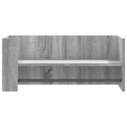 Wall Shelf Grey Sonoma 70.5x35x30.5 cm Engineered Wood