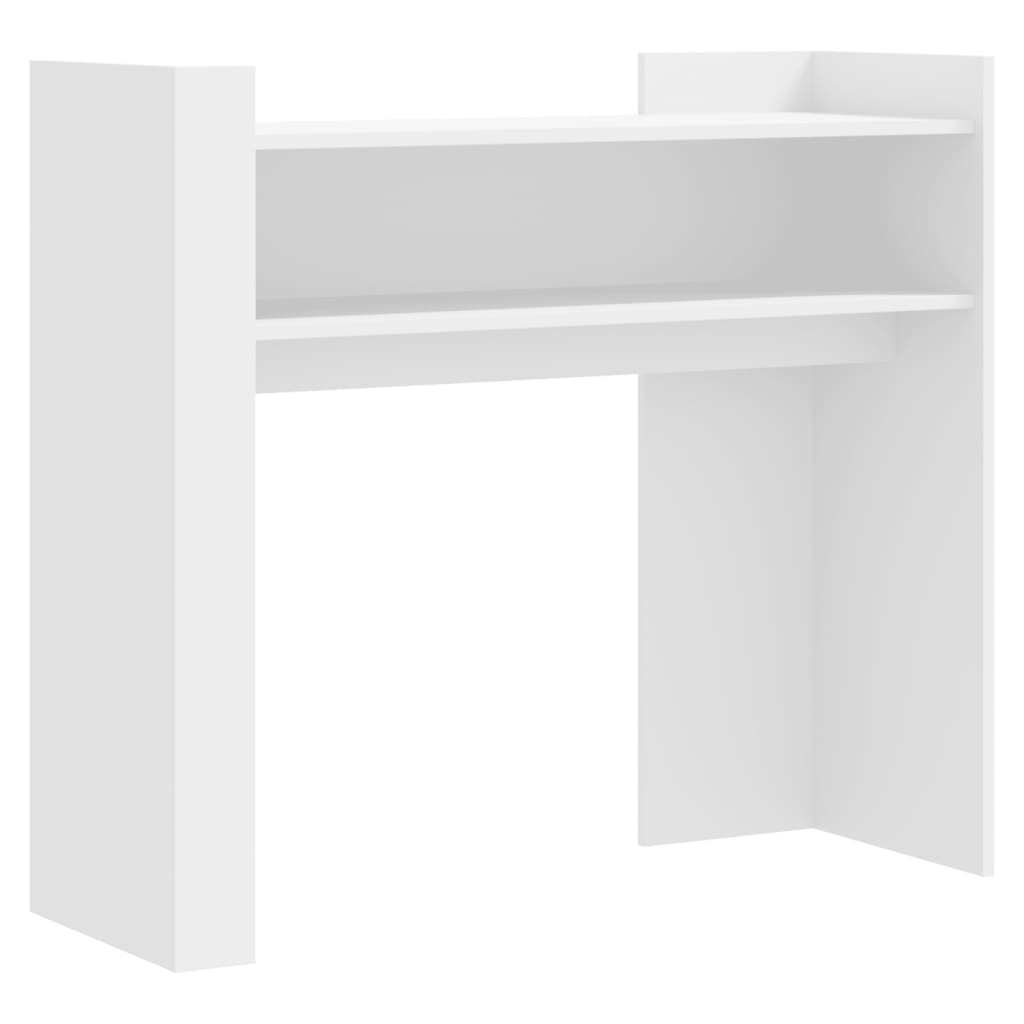 Console Table White 100x35x90 cm Engineered Wood