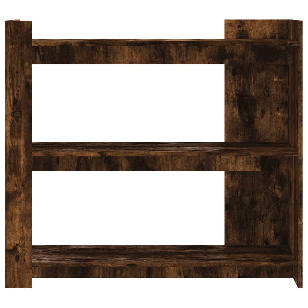 Console Table Smoked Oak 100x35x90 cm Engineered Wood