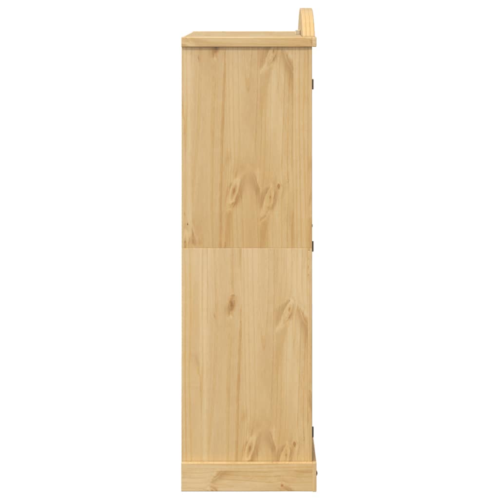 Wardrobe Corona 102x52x186 cm Solid Wood Pine