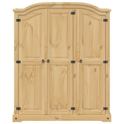 Wardrobe Corona 151.5x52x186 cm Solid Wood Pine