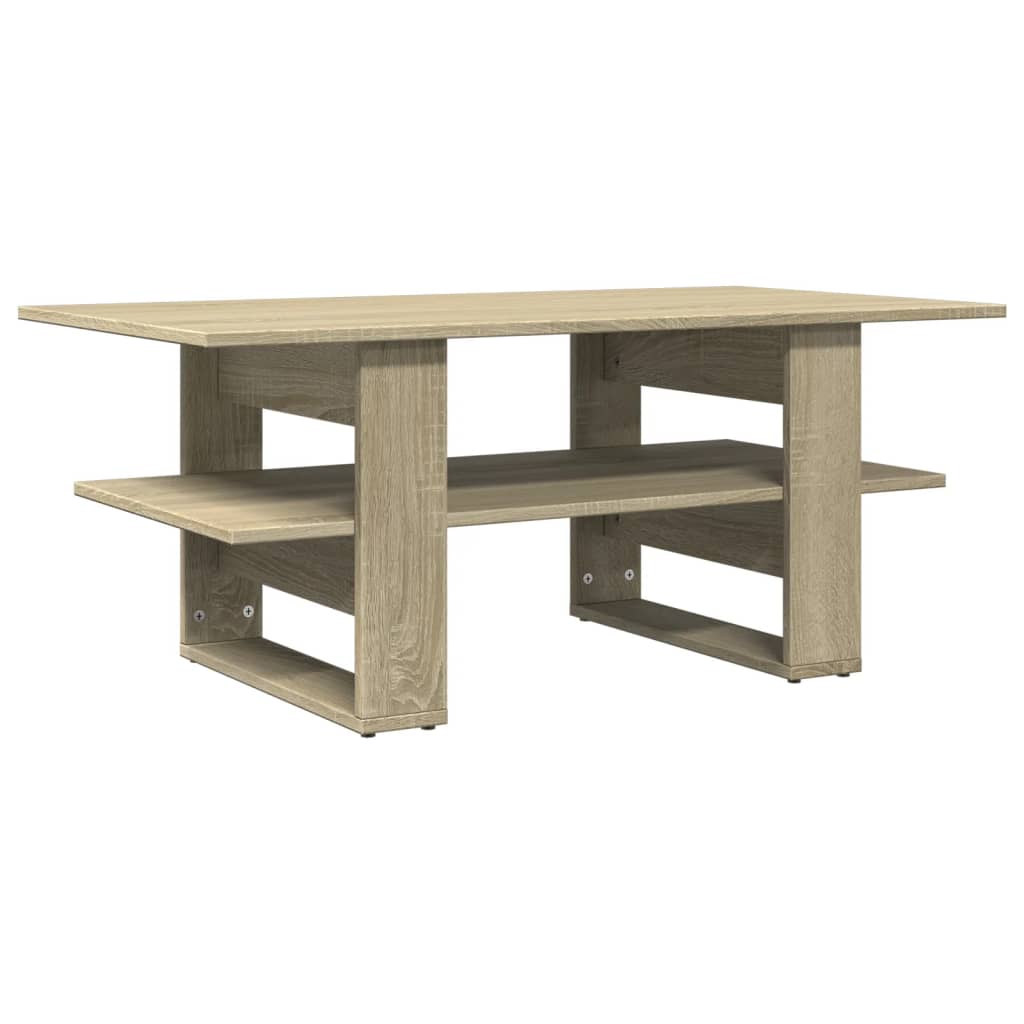 Coffee Table Sonoma Oak 102x55x42 cm Engineered Wood