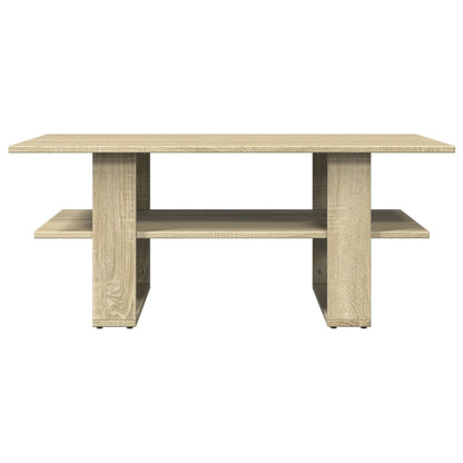 Coffee Table Sonoma Oak 102x55x42 cm Engineered Wood