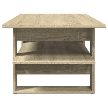 Coffee Table Sonoma Oak 102x55x42 cm Engineered Wood